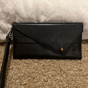 Elevate People Classic Black‎ Trifold Wallet 100% full-grain Vegetable tanned